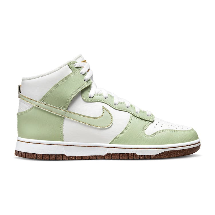 Image of Nike Dunk High SE Inspected By Swoosh Honeydew