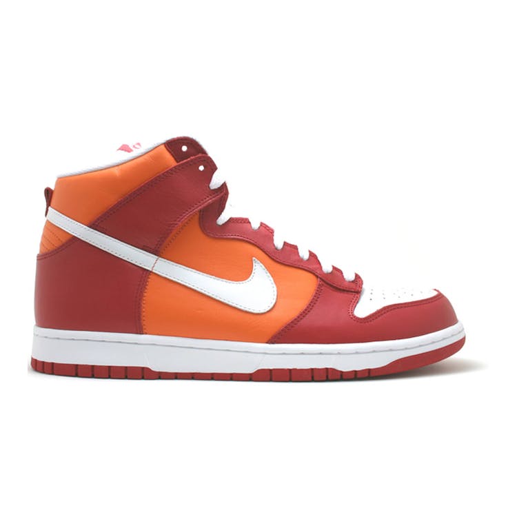 Image of Nike Dunk High Varsity Red Orange Blaze