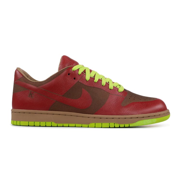 Image of Dunk Low 1 Piece Varsity Red/Varsity Red-Chartreuse