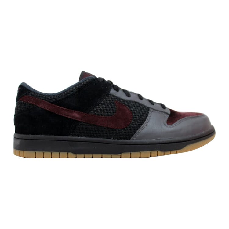 Image of Nike Dunk Low CL Black/Deep Bergundy-Anthracite