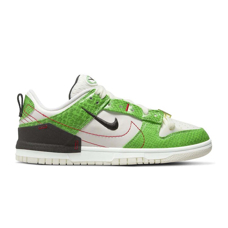 Image of Nike Dunk Low Disrupt 2 Just Do It Snakeskin Green (W)