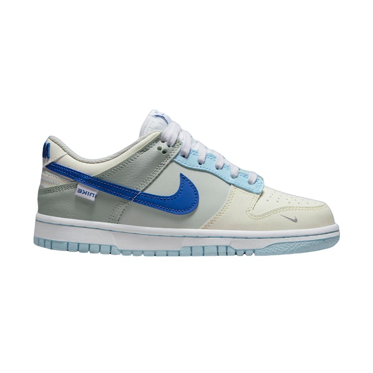 Image of Nike Dunk Low Ivory Hyper Royal (GS)
