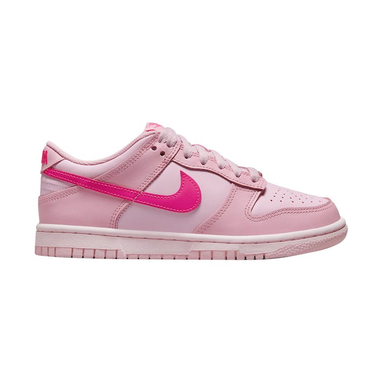 Image of Nike Dunk Low Triple Pink (GS)