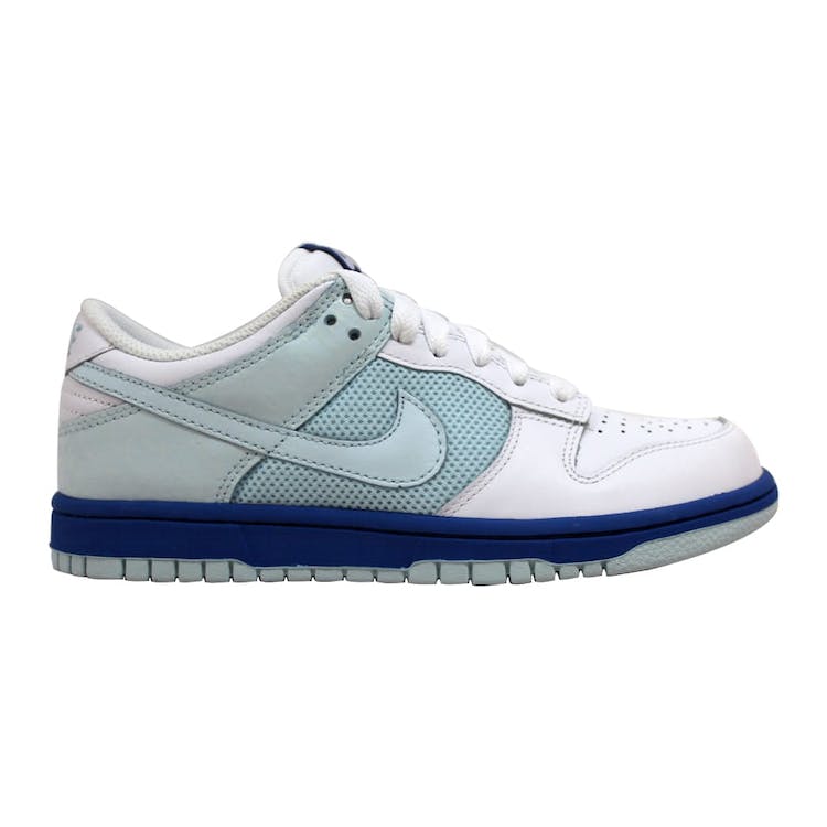 Image of Nike Dunk Low White/Glacier Blue-Varsity Royal (W)