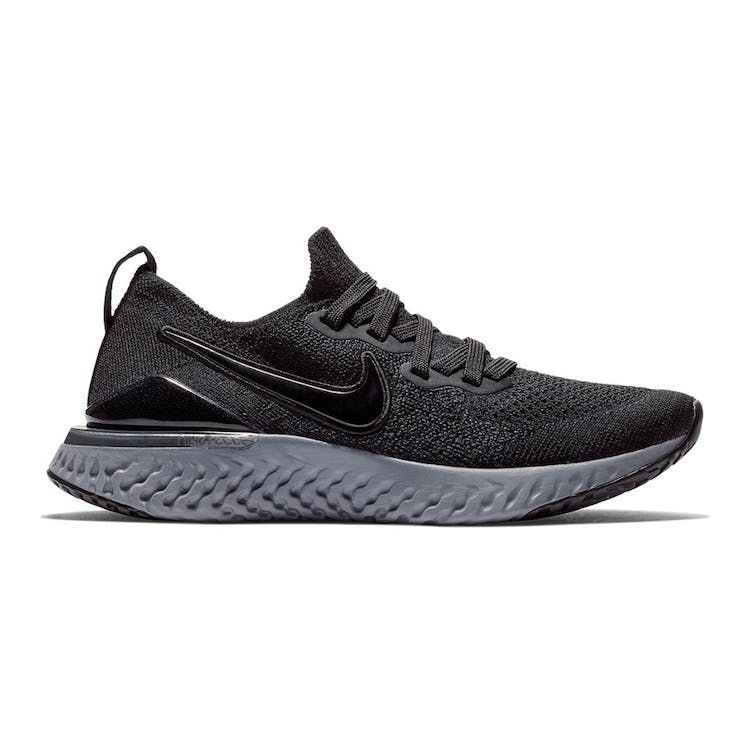 Image of Nike Epic React Flyknit 2 Black Anthracite (GS)