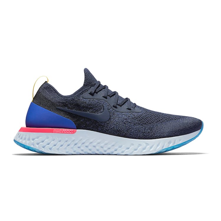 Image of Nike Epic React Flyknit College Navy