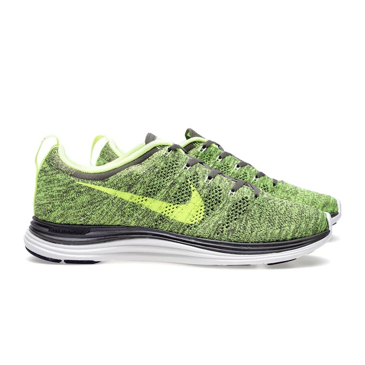 Image of Nike Flyknit Lunar1+ Tarp Green Volt