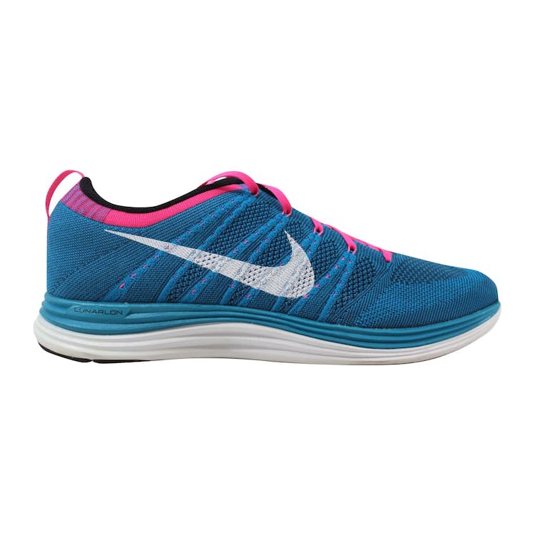 Image of Nike Flyknit One+ Neon Turquoise/White-Squadron Blue-Pink Flash