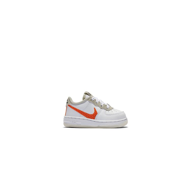 Image of Nike Force 1 LV8 3 White Total Orange (TD)