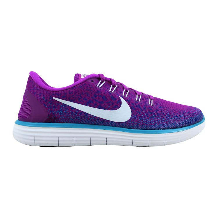 Image of Nike Free RN Distance Hyper Volt/Blue Tint-Purple-Blue (W)