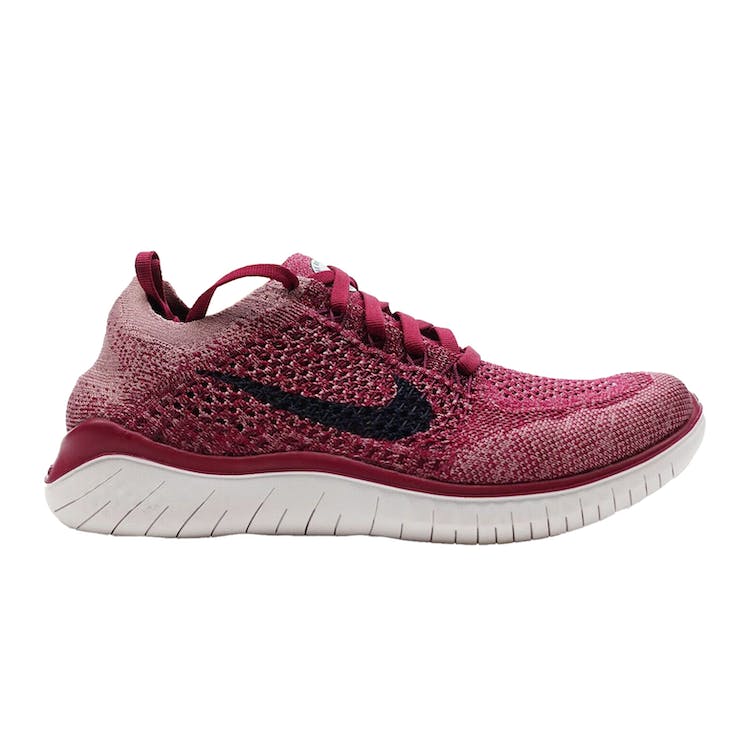 Image of Nike Free RN Flyknit 2018 Raspberry Red (W)