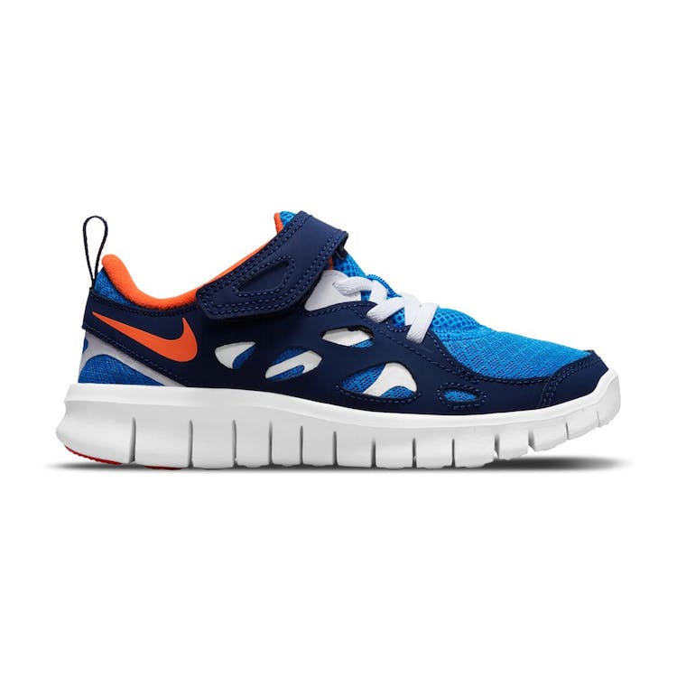 Image of Nike Free Run 2 Light Photo Blue Orange (PS)
