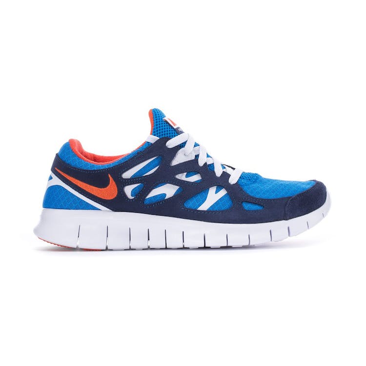 Image of Nike Free Run 2 Light Photo Blue Orange