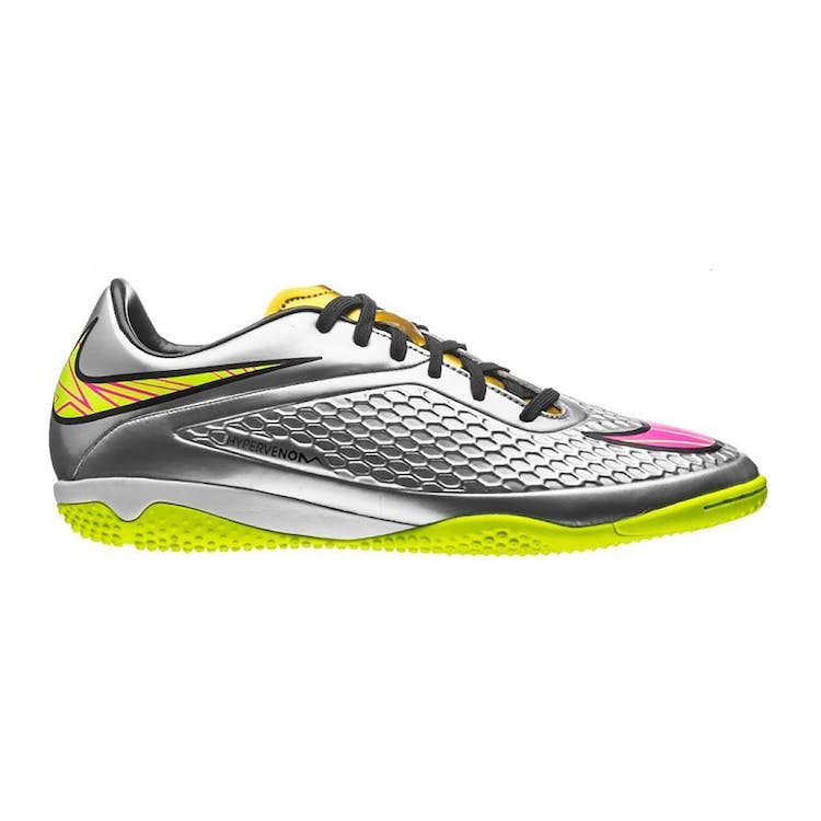 Image of Nike Hypervenom Phelon Premium IC Chrome Gold Pink