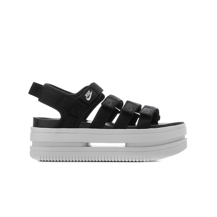 Image of Nike Iconic Classic Sandal Black White White (W)