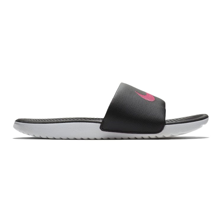 Image of Nike Kawa Slide Black Vivid Pink (W)