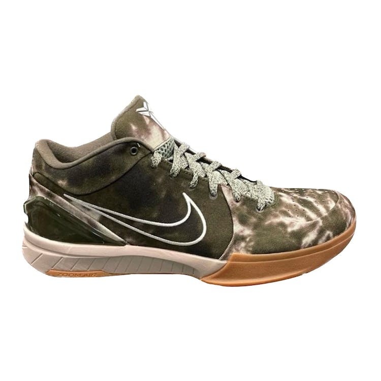 Image of Nike Kobe 4 Protro Undefeated Olive Tie Dye (Friends and Family)