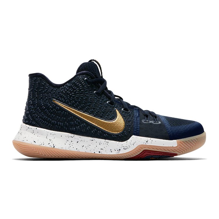 Image of Nike Kyrie 3 Obsidian Metallic Gold (GS)
