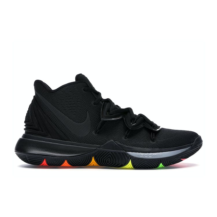 Image of Nike Kyrie 5 Black Rainbow Soles