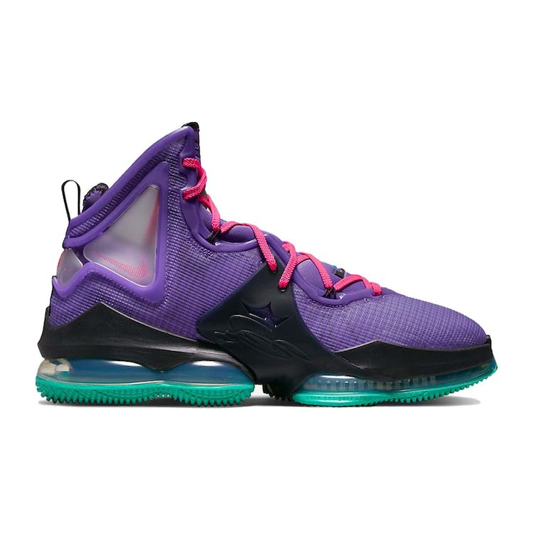 Image of Nike LeBron 19 Purple Teal
