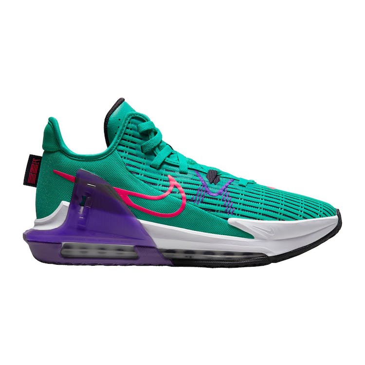 Image of Nike LeBron Witness 6 Clear Emerald Wild Berry