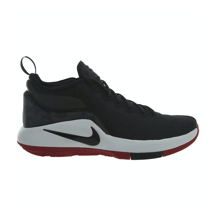 Image of Nike Lebron Witness II Black Black-White-Gym Red