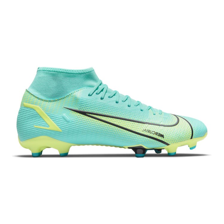 Image of Nike Mercurial Superfly 8 Academy MG Dynamic Turquoise Lime Glow