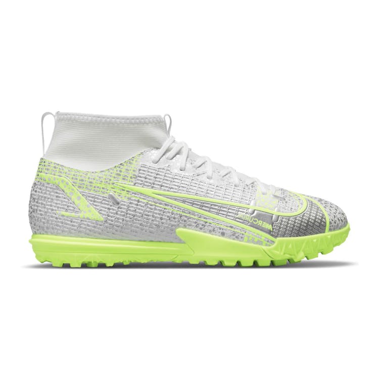 Image of Nike Mercurial Superfly 8 Academy TF Metallic Silver Volt (GS)