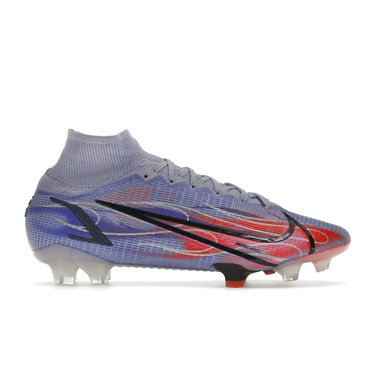 Image of Nike Mercurial Superfly 8 FG Kylian Mbappe Flames (Clear Sole)