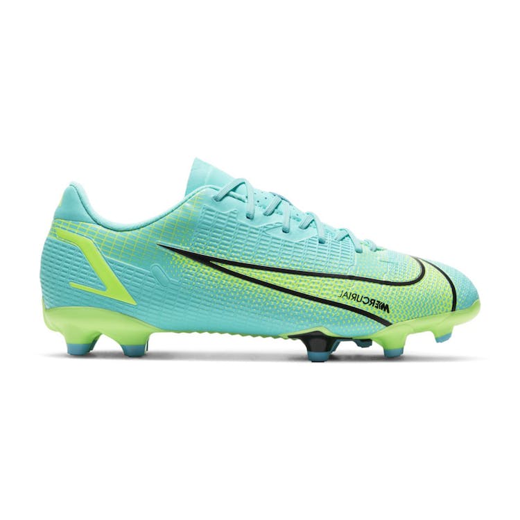 Image of Nike Mercurial Vapor 14 Academy FG MG Dynamic Turquoise Lime Glow (GS)