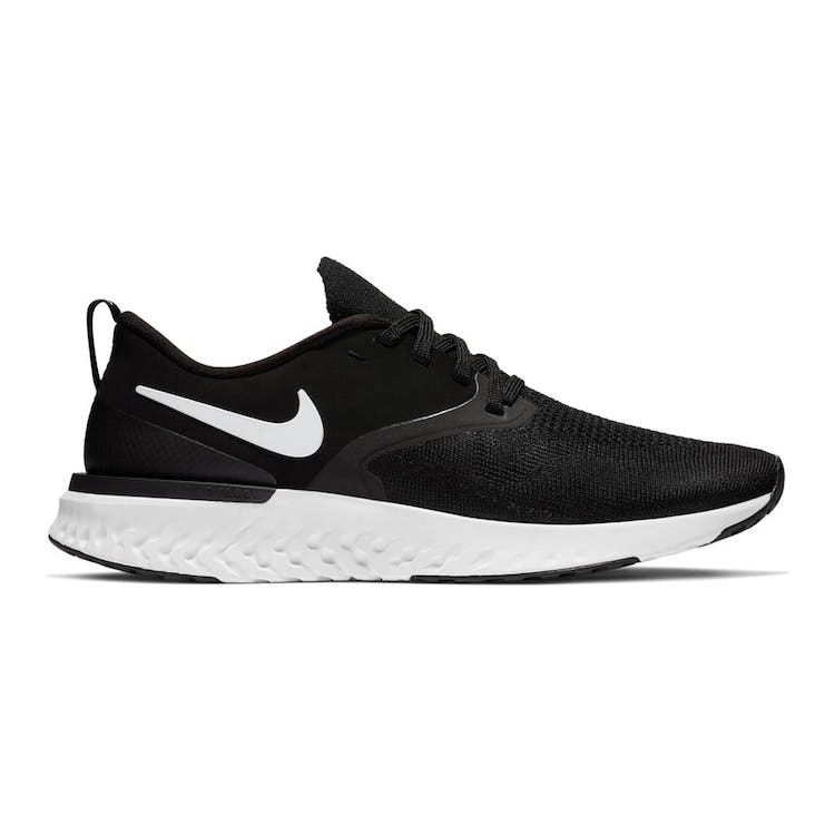 Image of Nike Odyssey React 2 Flyknit Black White (W)