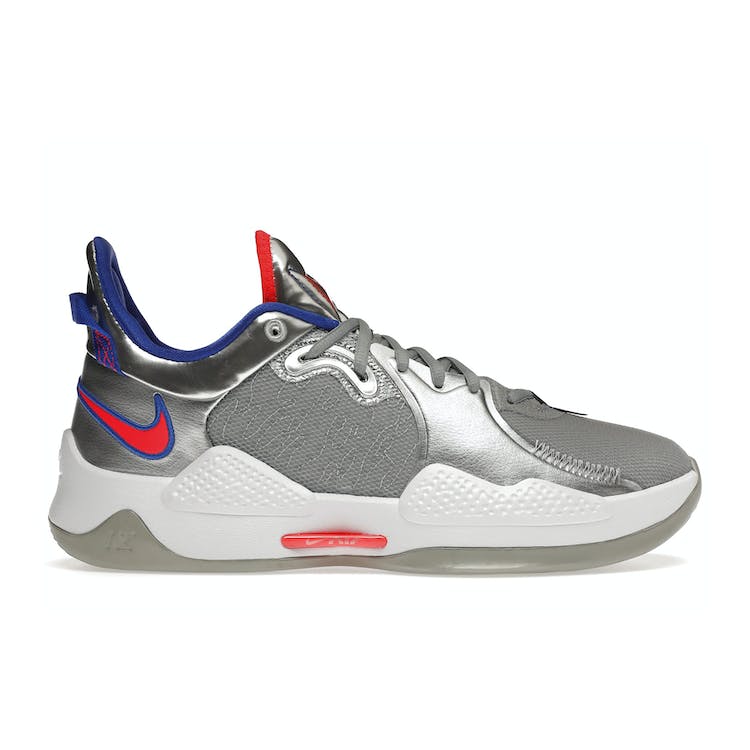 Image of Nike PG 5 Clippers Metallic Silver