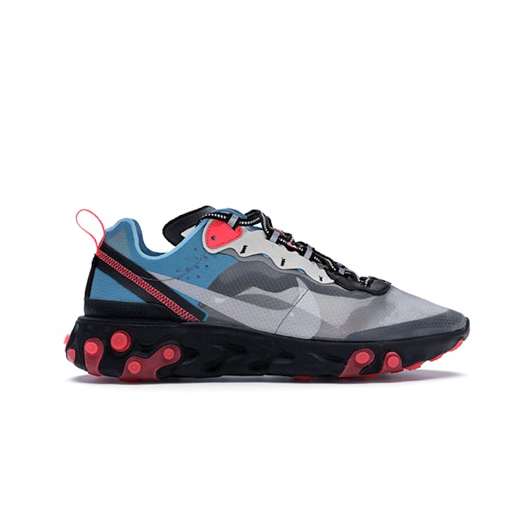 Image of Nike React Element 87 Blue Chill Solar Red