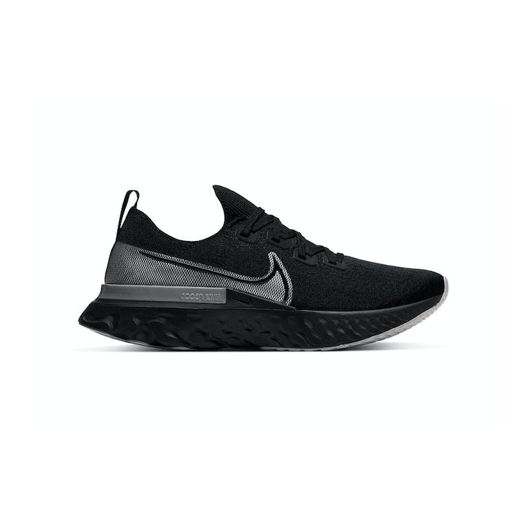 Image of Nike React Infinity Run Black Metallic Silver