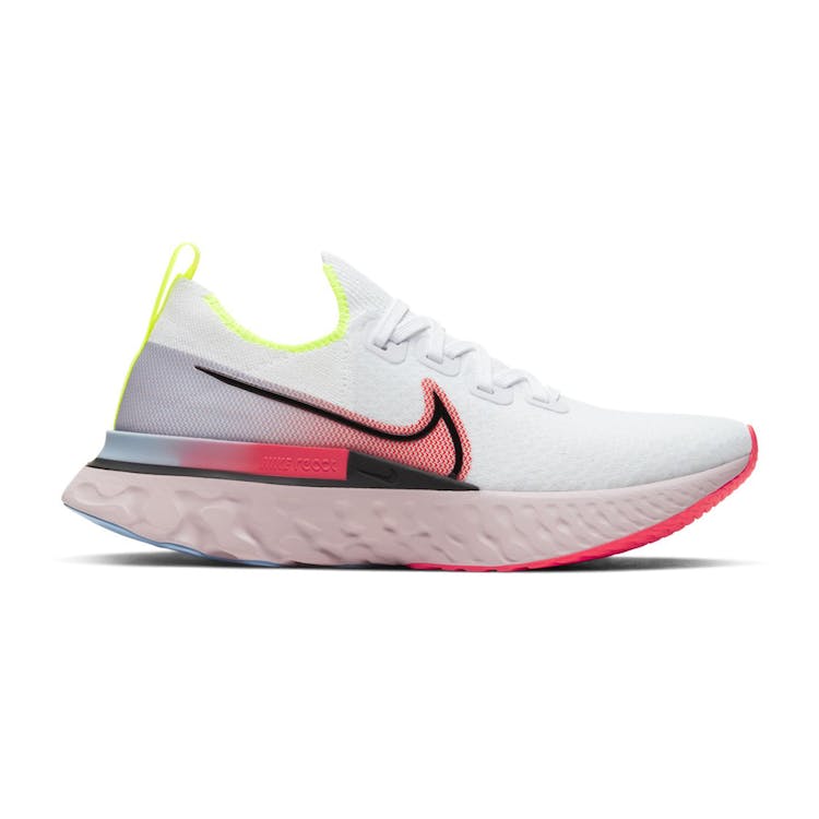 Image of Nike React Infinity Run Flyknit White Laser Crimson (W)