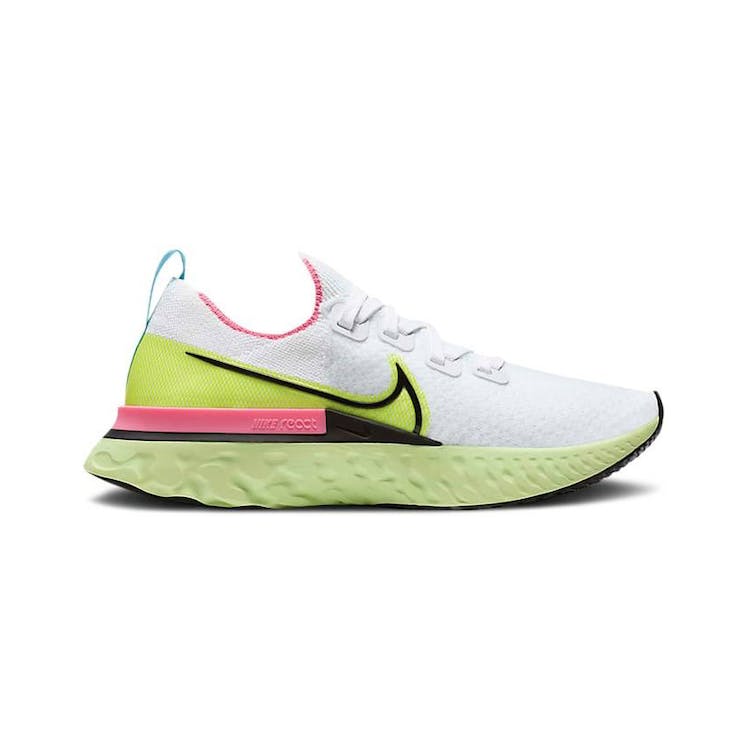Image of Nike React Infinity Run Flyknit White Volt Pink Blast (W)