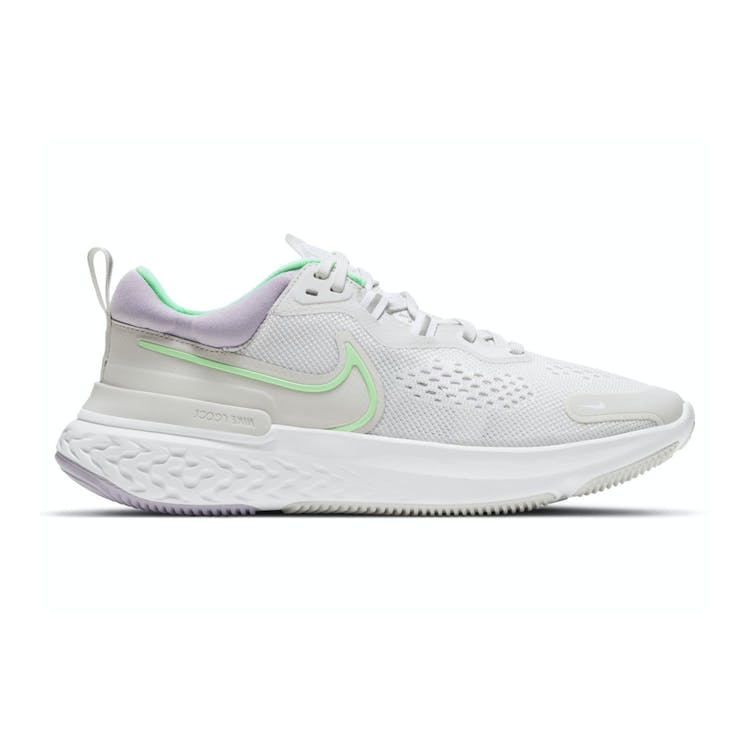 Image of Nike React Miler 2 Platinum Tint Green Glow (W)