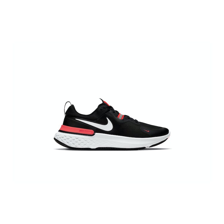 Image of Nike React Miler Black Laser Crimson