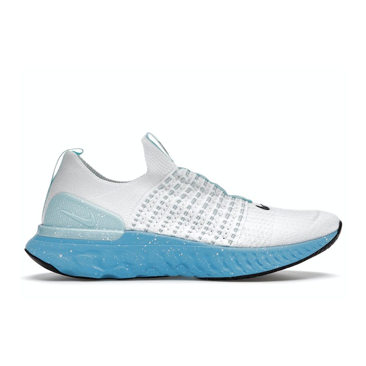 Image of Nike React Phantom Run Flyknit 2 White Glacier Blue