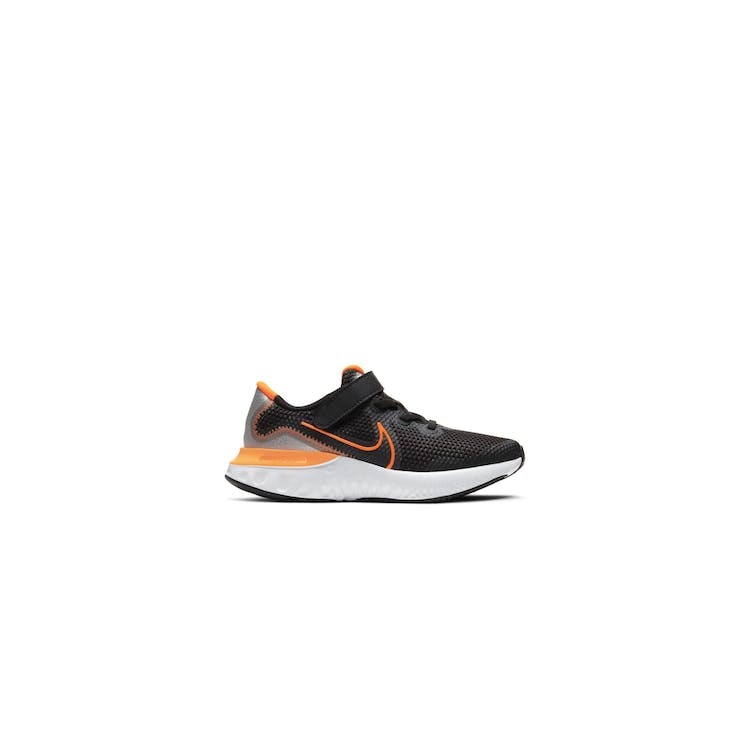 Image of Nike Renew Run Black Total Orange (PS)