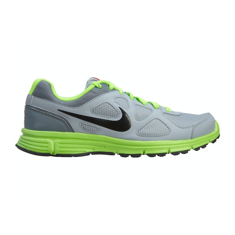 Image of Nike Revolution Msl 488184 Wlf Grey/Blk-Elctrc Grn-Cl Gry