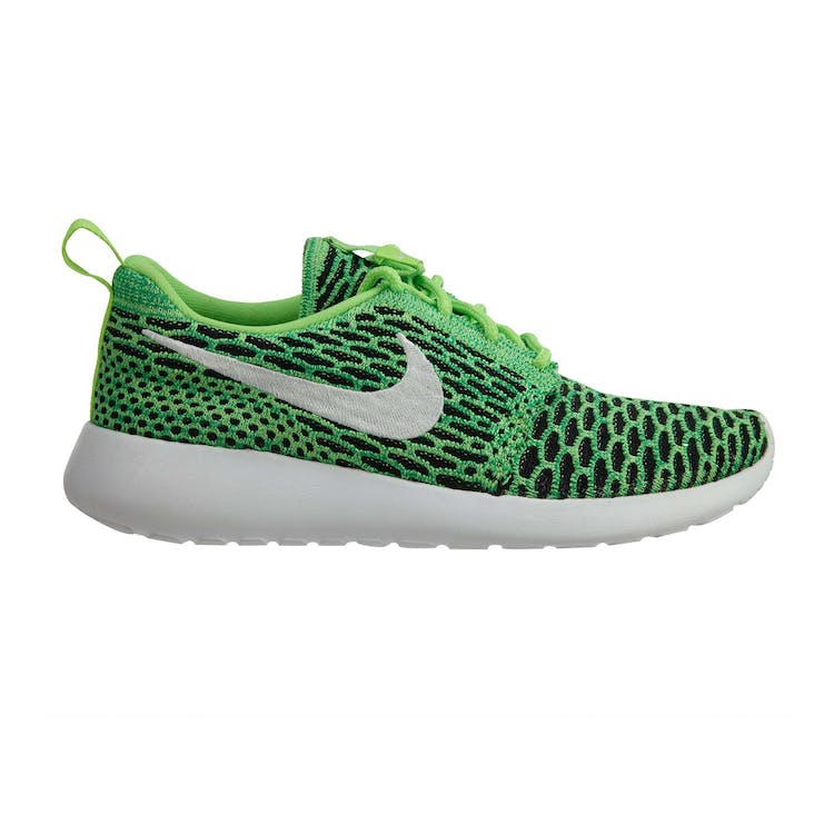 Image of Nike Roshe One Flyknit Voltage Green White-Lucide Green (W)