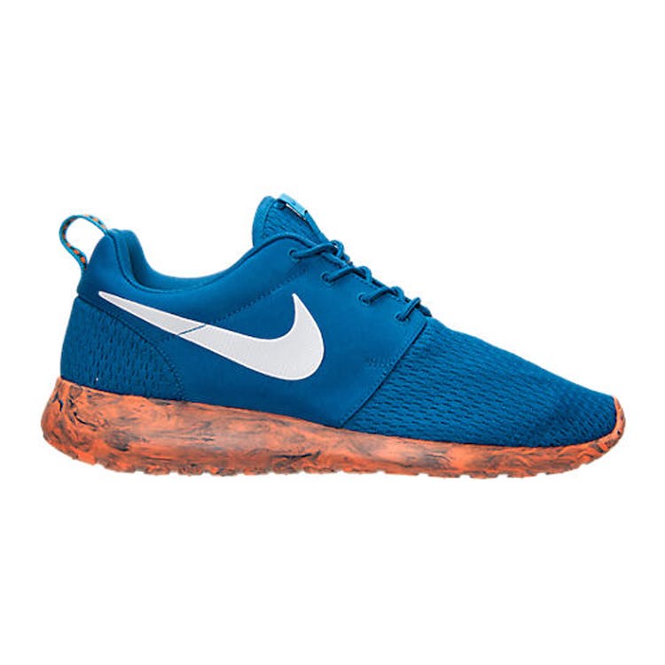 Image of Nike Roshe Run Marble Military Blue Orange