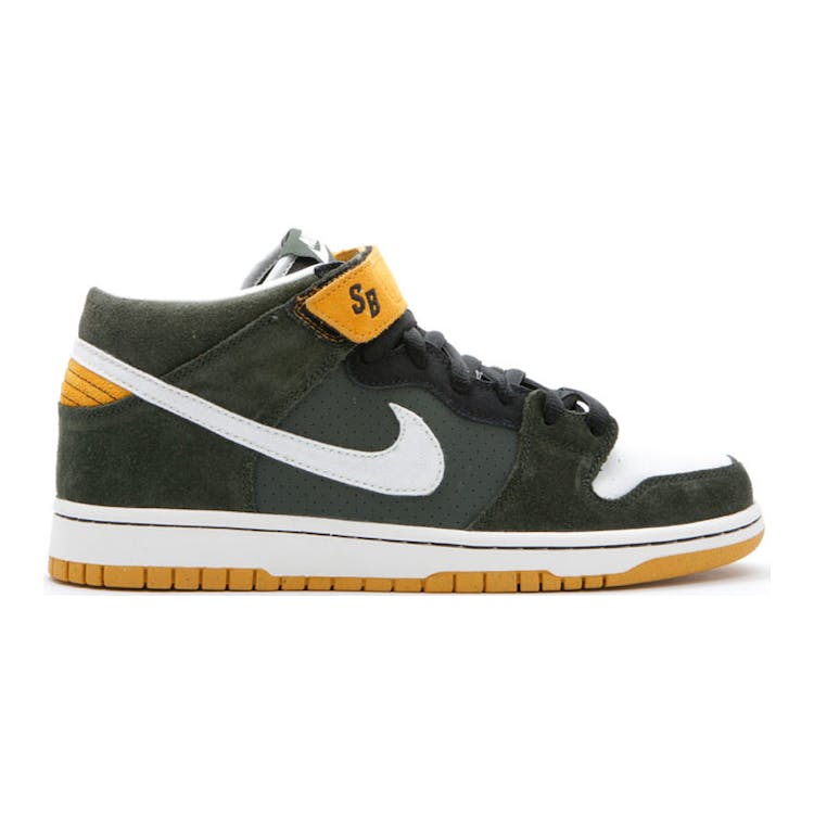 Image of Nike SB Dunk Mid Green Bay Packers