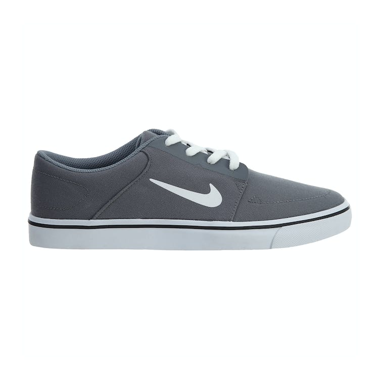 Image of Nike Sb Portmore Canvas Low Skate Shoes Grey