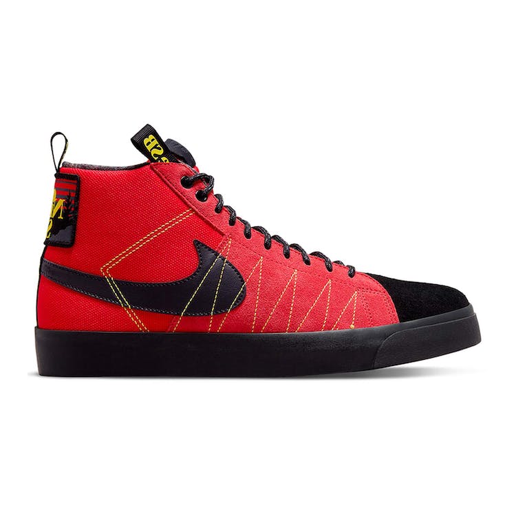 Image of Nike SB Zoom Blazer Mid PRM Acclimate Black Red