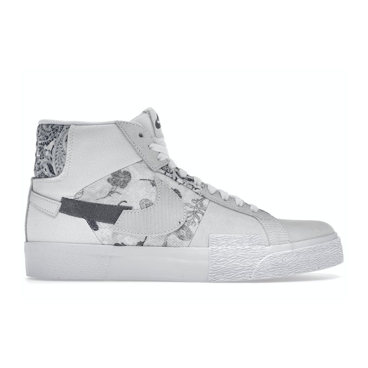 Image of Nike SB Zooom Blazer Mid Edge Floral White Grey