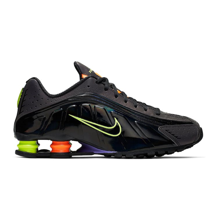 Image of Nike Shox R4 Gel Black Neon