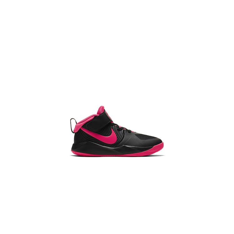 Image of Nike Team Hustle D 9 Black Racer Pink (PS)