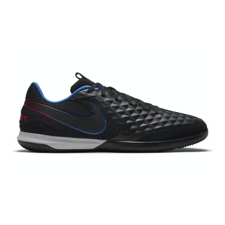 Image of Nike Tiempo Legend 8 Academy IC Black Siren Red Photo Blue